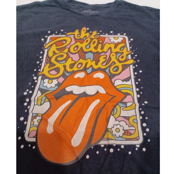 The Rolling Stones Black T-Shirt Women's Size Large - Picture 2 of 5